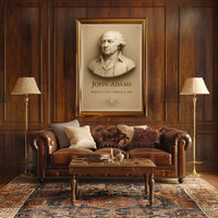 John Adams 2nd President Wall Art Print PosterGoat