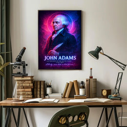 John Adams 2nd President Wall Art Print PosterGoat