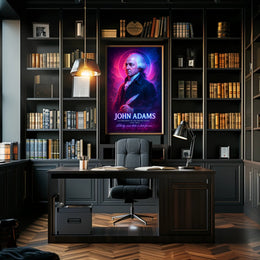 John Adams 2nd President Wall Art Print PosterGoat