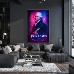 John Adams 2nd President Wall Art Print PosterGoat