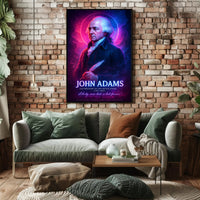 John Adams 2nd President Wall Art Print PosterGoat