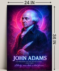John Adams 2nd President Wall Art Print PosterGoat
