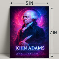 John Adams 2nd President Wall Art Print PosterGoat