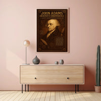 John Adams Architect Of Independence Poster PosterGoat
