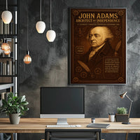 John Adams Architect Of Independence Poster PosterGoat