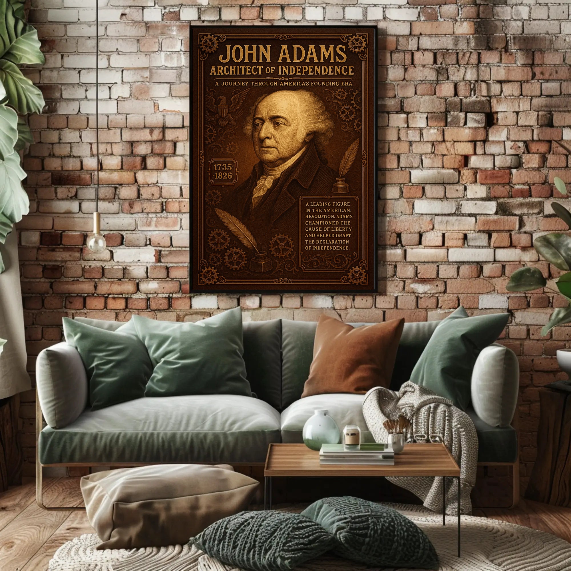 John Adams Architect Of Independence Poster PosterGoat