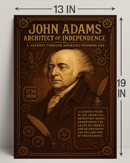 John Adams Architect Of Independence Poster PosterGoat