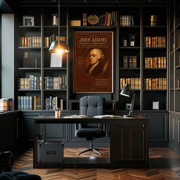 John Adams Architect of Independence Poster PosterGoat