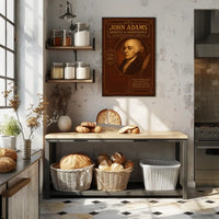 John Adams Architect of Independence Poster PosterGoat