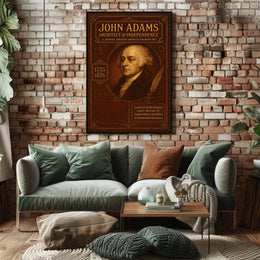 John Adams Architect of Independence Poster PosterGoat