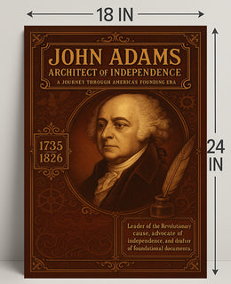 John Adams Architect of Independence Poster PosterGoat
