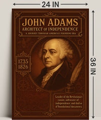 John Adams Architect of Independence Poster PosterGoat