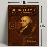 John Adams Architect of Independence Poster PosterGoat