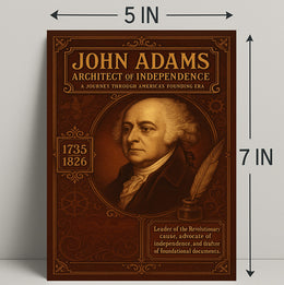 John Adams Architect of Independence Poster PosterGoat