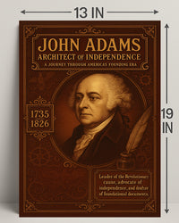 John Adams Architect of Independence Poster PosterGoat