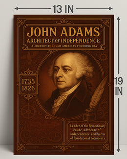 John Adams Architect of Independence Poster PosterGoat