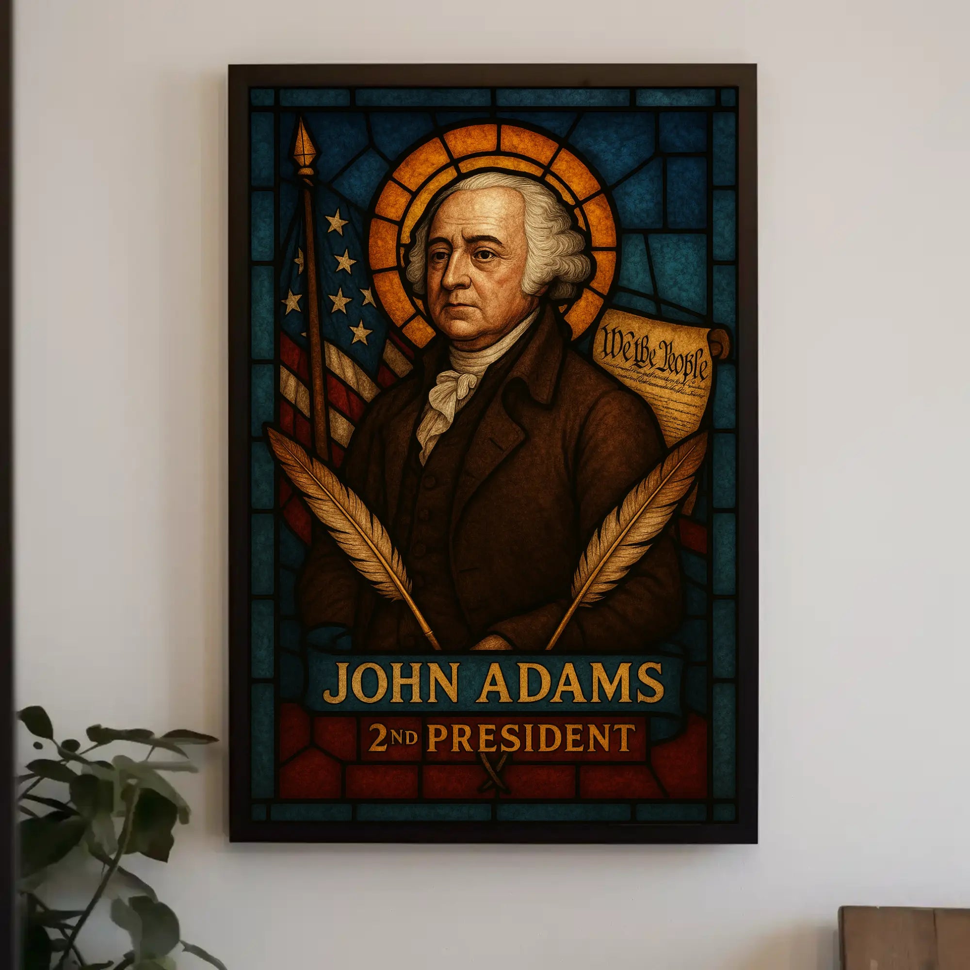 John Adams Historical Legacy Presidential Poster PosterGoat