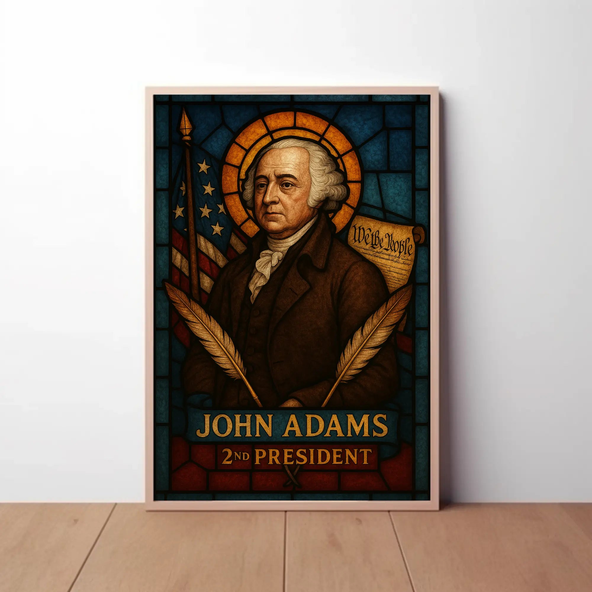 John Adams Historical Legacy Presidential Poster PosterGoat