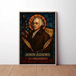 John Adams Historical Legacy Presidential Poster PosterGoat