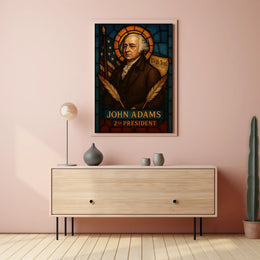 John Adams Historical Legacy Presidential Poster PosterGoat