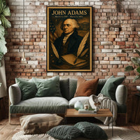 John Adams Vintage President Poster Print PosterGoat