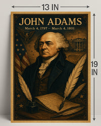 John Adams Vintage President Poster Print PosterGoat