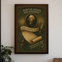 John Banister, Esquire A Legacy of Justice Poster PosterGoat