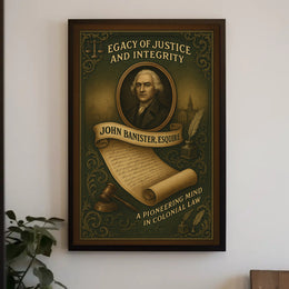 John Banister, Esquire A Legacy of Justice Poster PosterGoat