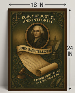 John Banister, Esquire A Legacy of Justice Poster PosterGoat