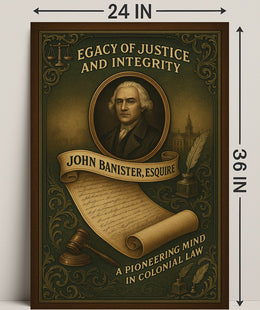 John Banister, Esquire A Legacy of Justice Poster PosterGoat