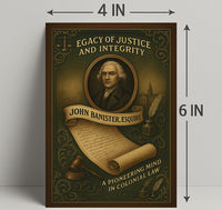 John Banister, Esquire A Legacy of Justice Poster PosterGoat