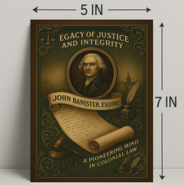 John Banister, Esquire A Legacy of Justice Poster PosterGoat