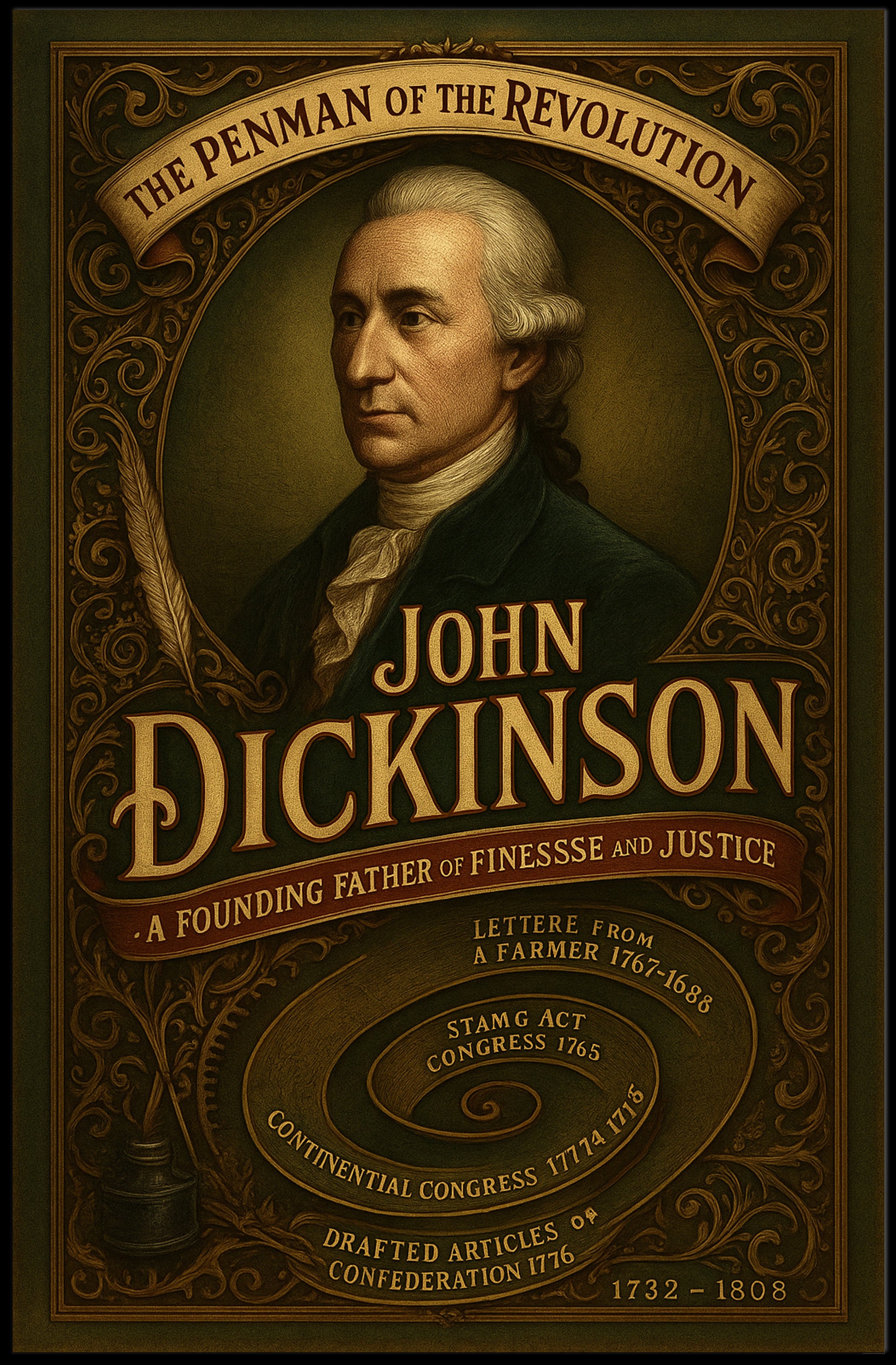John Dickinson The Penman of the Revolution Poster PosterGoat