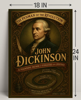 John Dickinson The Penman of the Revolution Poster PosterGoat