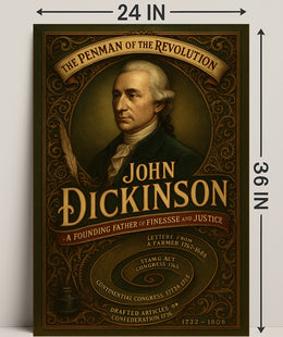 John Dickinson The Penman of the Revolution Poster PosterGoat