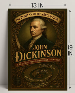 John Dickinson The Penman of the Revolution Poster PosterGoat