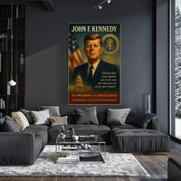 John F. Kennedy 35th President Poster PosterGoat