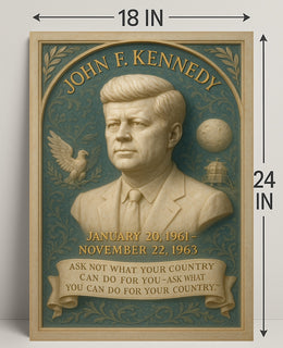 John F. Kennedy 35th President Poster PosterGoat