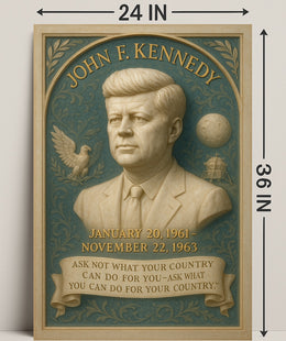 John F. Kennedy 35th President Poster PosterGoat