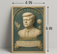 John F. Kennedy 35th President Poster PosterGoat