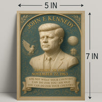 John F. Kennedy 35th President Poster PosterGoat