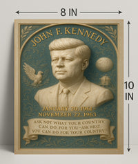 John F. Kennedy 35th President Poster PosterGoat
