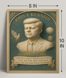 John F. Kennedy 35th President Poster PosterGoat