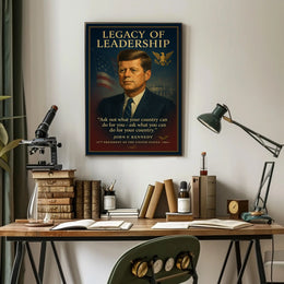 John F. Kennedy 35th President Poster PosterGoat
