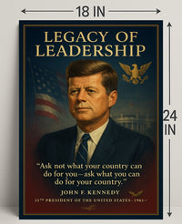 John F. Kennedy 35th President Poster PosterGoat
