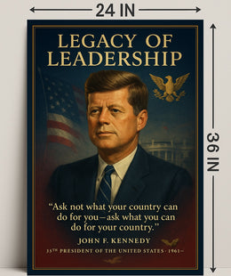 John F. Kennedy 35th President Poster PosterGoat