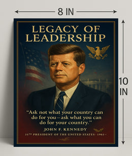 John F. Kennedy 35th President Poster PosterGoat