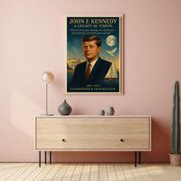 John F. Kennedy A Legacy of Vision Poster PosterGoat