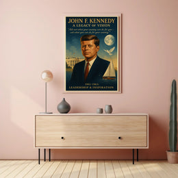 John F. Kennedy A Legacy of Vision Poster PosterGoat
