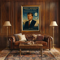 John F. Kennedy A Legacy of Vision Poster PosterGoat